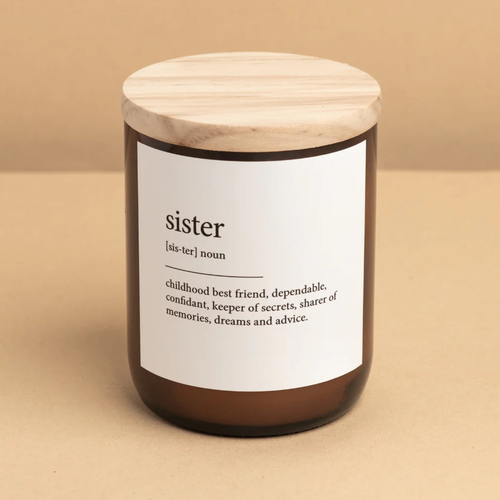 Sister-Dictionary Meaning Soy Candle
