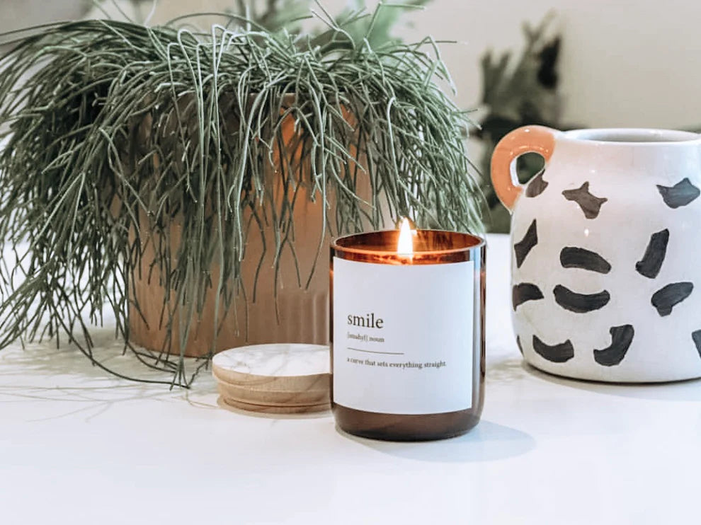 Smile-Dictionary Meaning Soy Candle