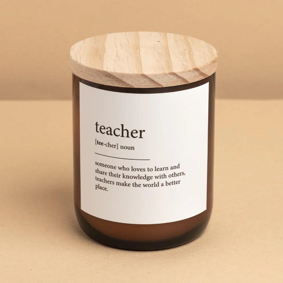 Teacher-Dictionary Meaning Soy Candle