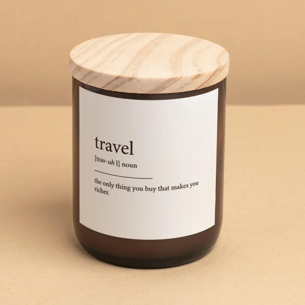 Travel-Dictionary Meaning Soy Candle
