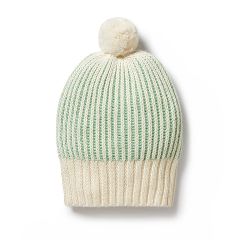 Knitted Spot Jacquard Hat