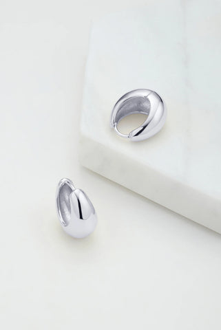 Silver Quartz Earring