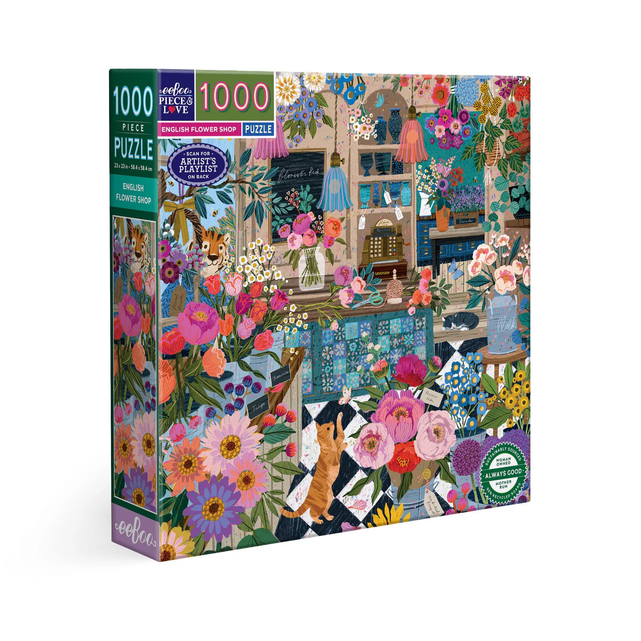 English Flower Shop Puzzle
