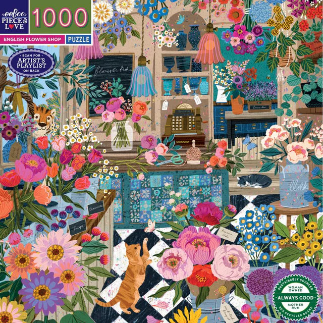 English Flower Shop Puzzle