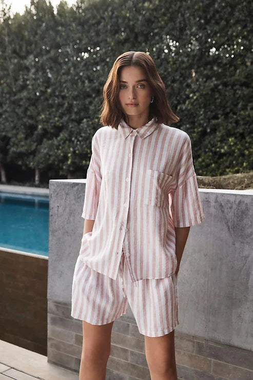 Evie Linen Short Set