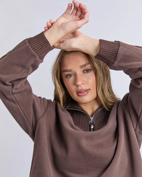 Knit Collar Crew