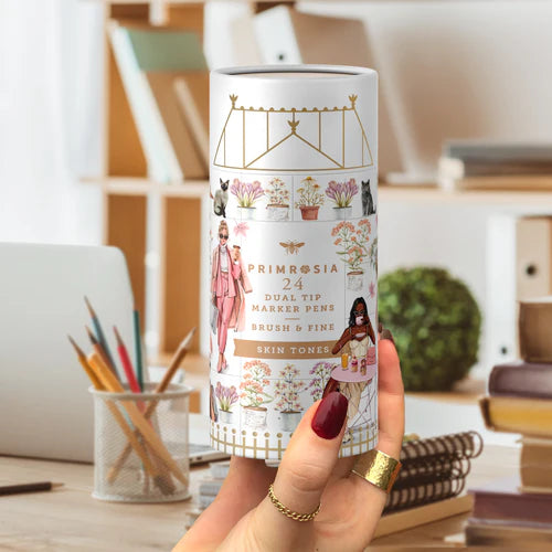Dual Tip Marker Pens-Skin Tones