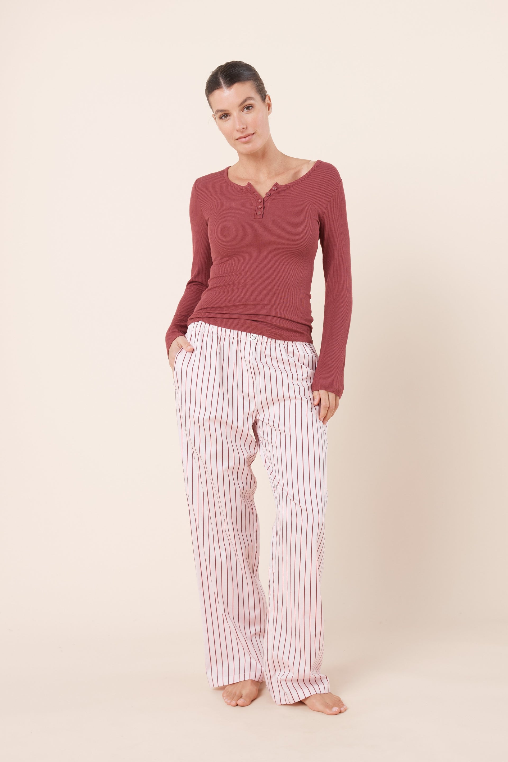 Willow Cotton Stripe Pant