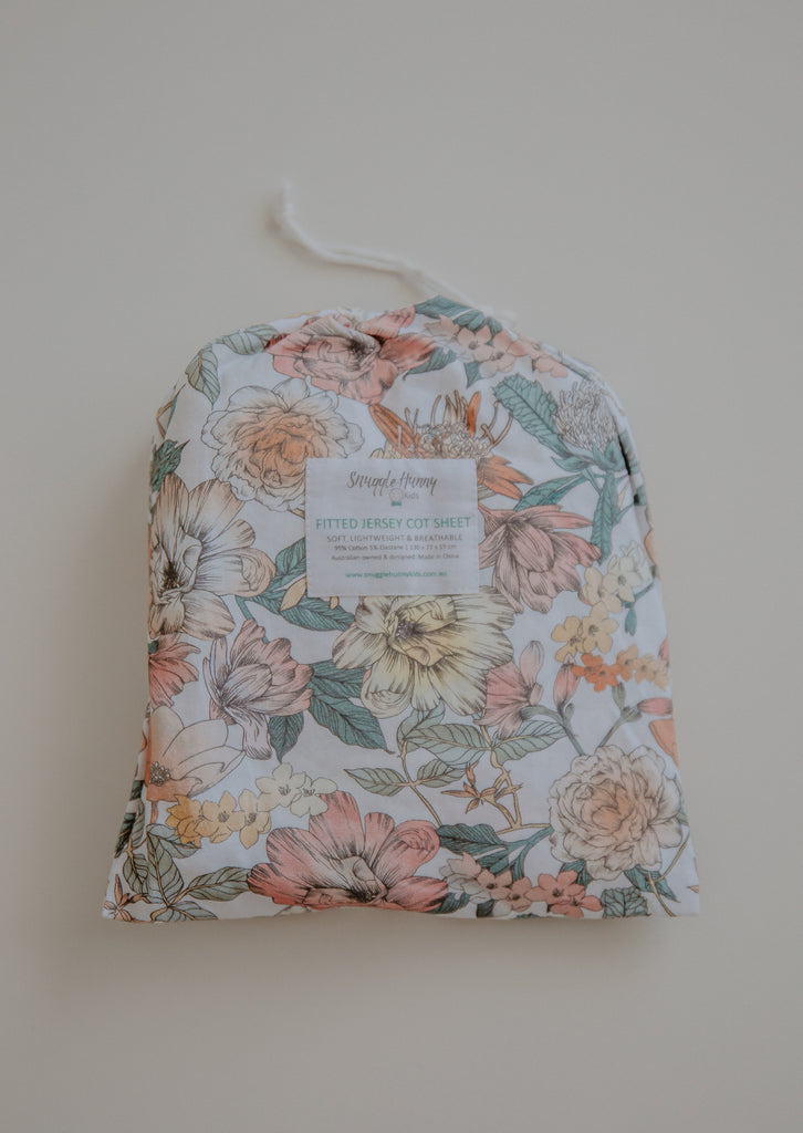 Australiana | Fitted Cot Sheet