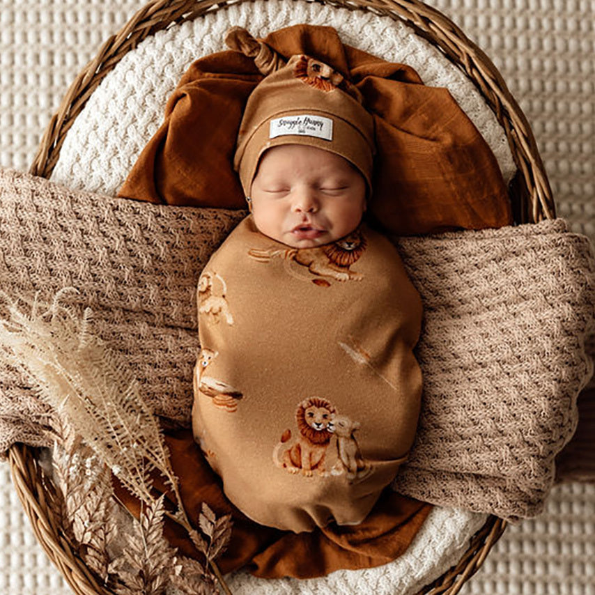 Snuggle Swaddle & Beanie Set