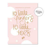 10 Little Fingers Card