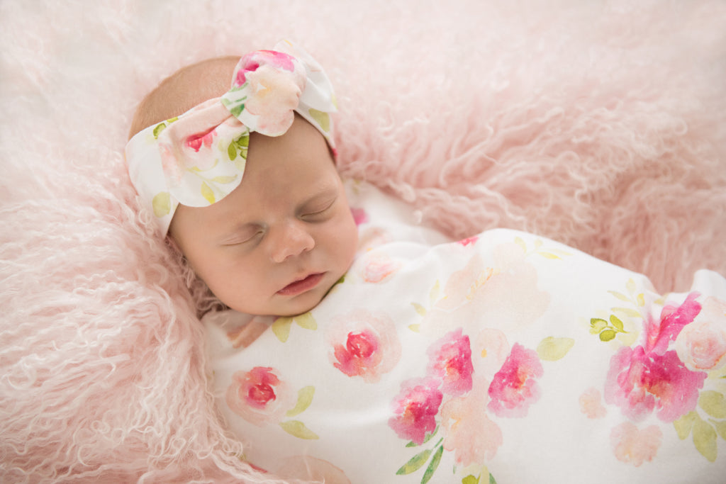 Jersey Wrap Set & Top Knot