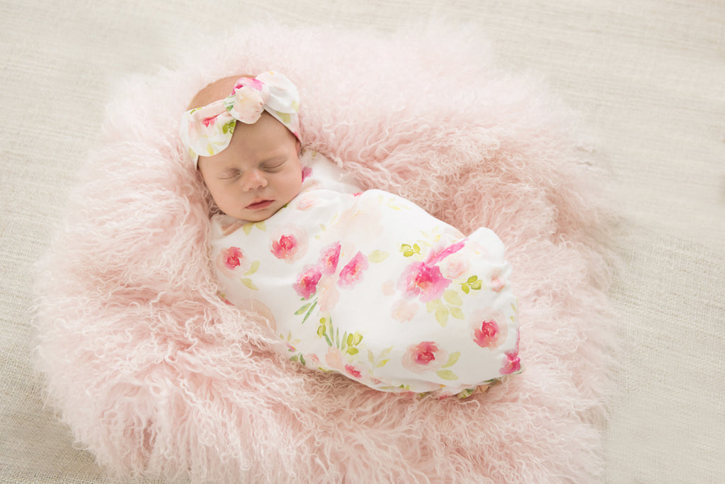 Jersey Wrap Set & Top Knot