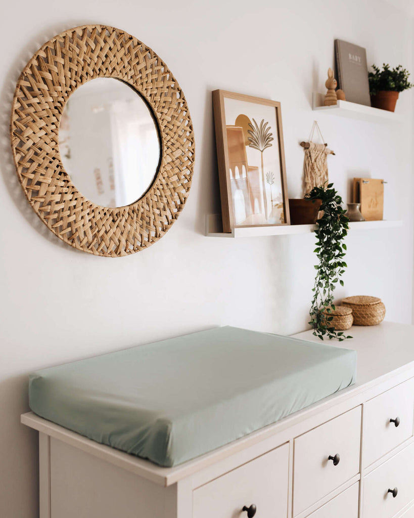 Sage Bassinet Sheet