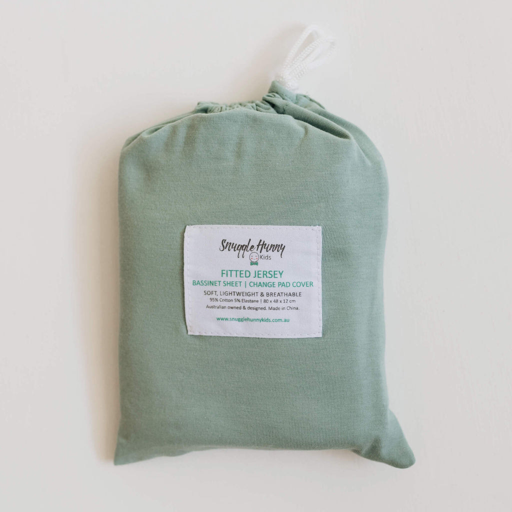 Sage Bassinet Sheet