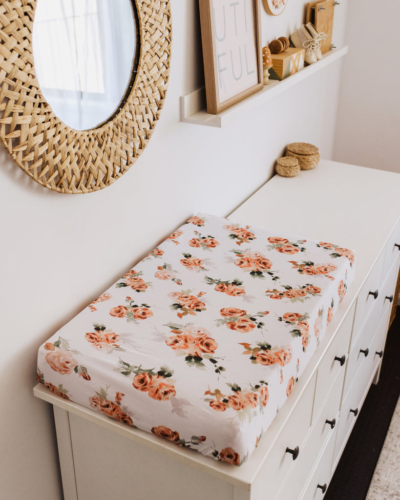 Rosebud | Bassinet Sheet / Change Pad Cover