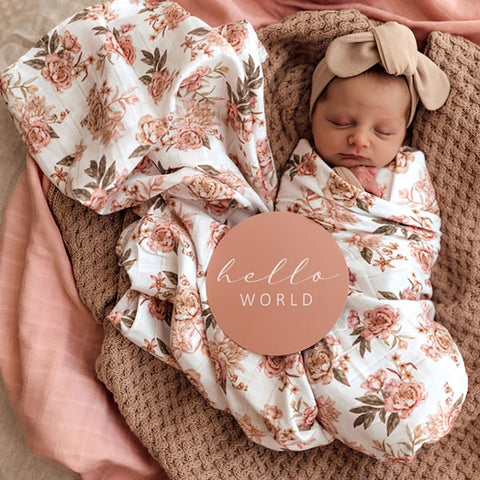 Snuggle Swaddle & Beanie Set