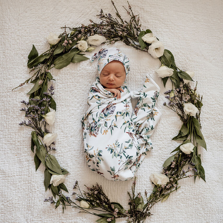 Jersey Wrap & Beanie Set