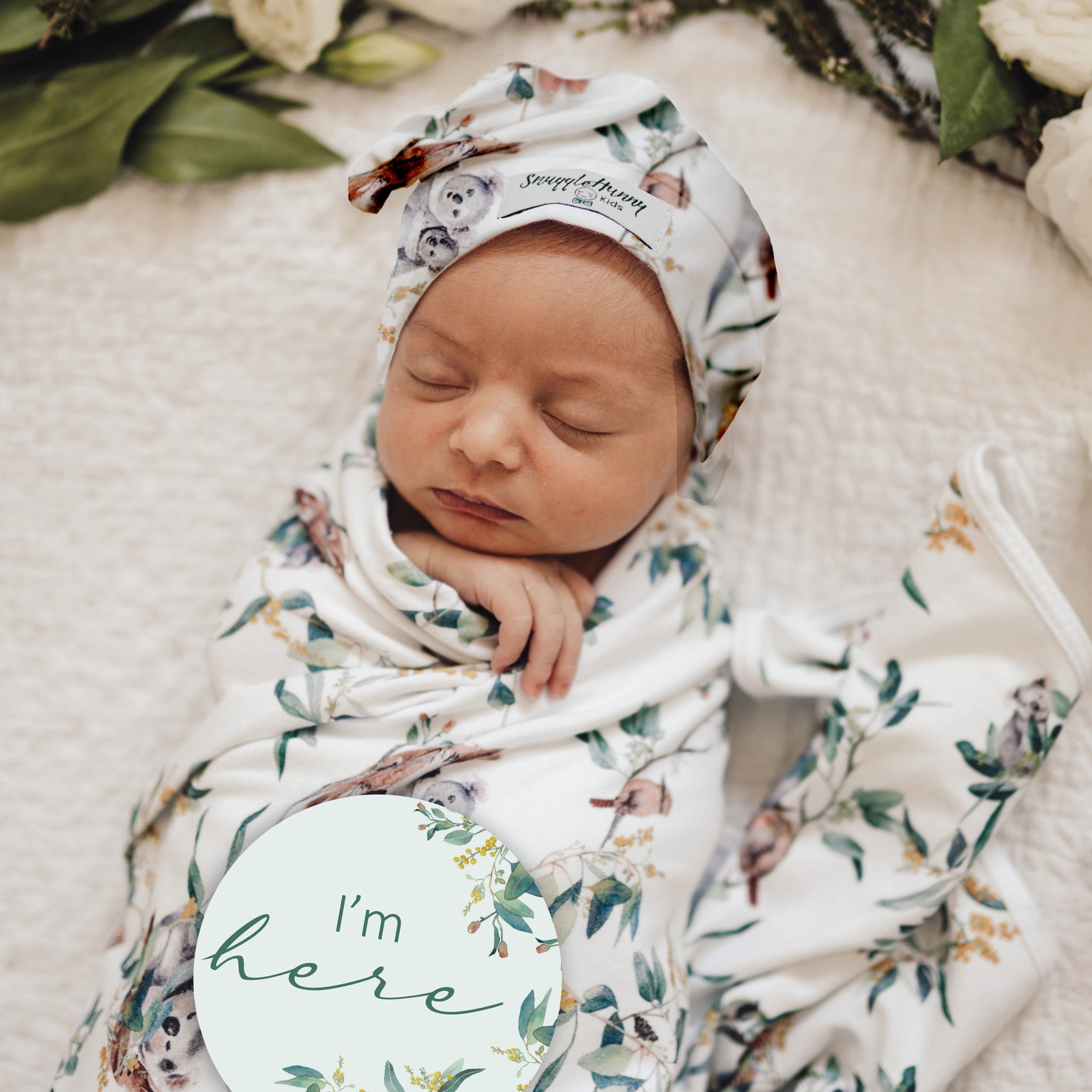 Jersey Wrap & Beanie Set