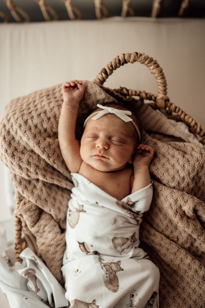 Baby Jersey Wrap & Beanie Set