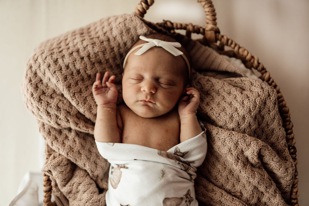 Baby Jersey Wrap & Beanie Set