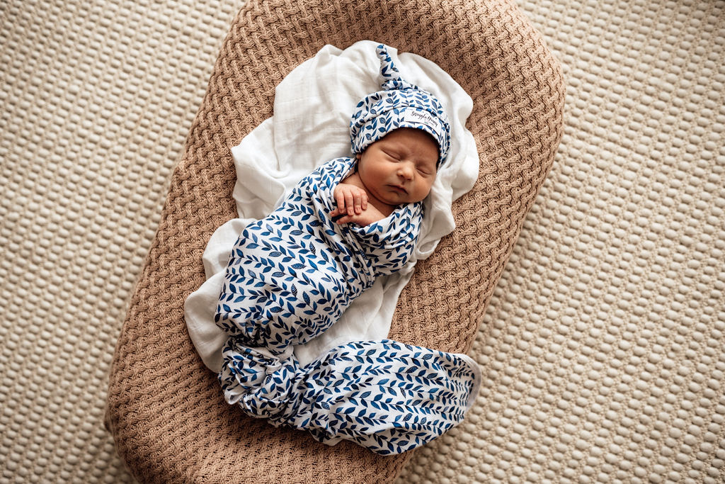 Nightshade | Baby Jersey Wrap & Beanie Set