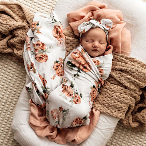 Snuggle Swaddle & Beanie Set