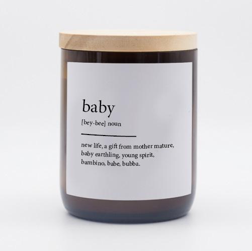 Baby-Dictionary Meaning Soy Candle