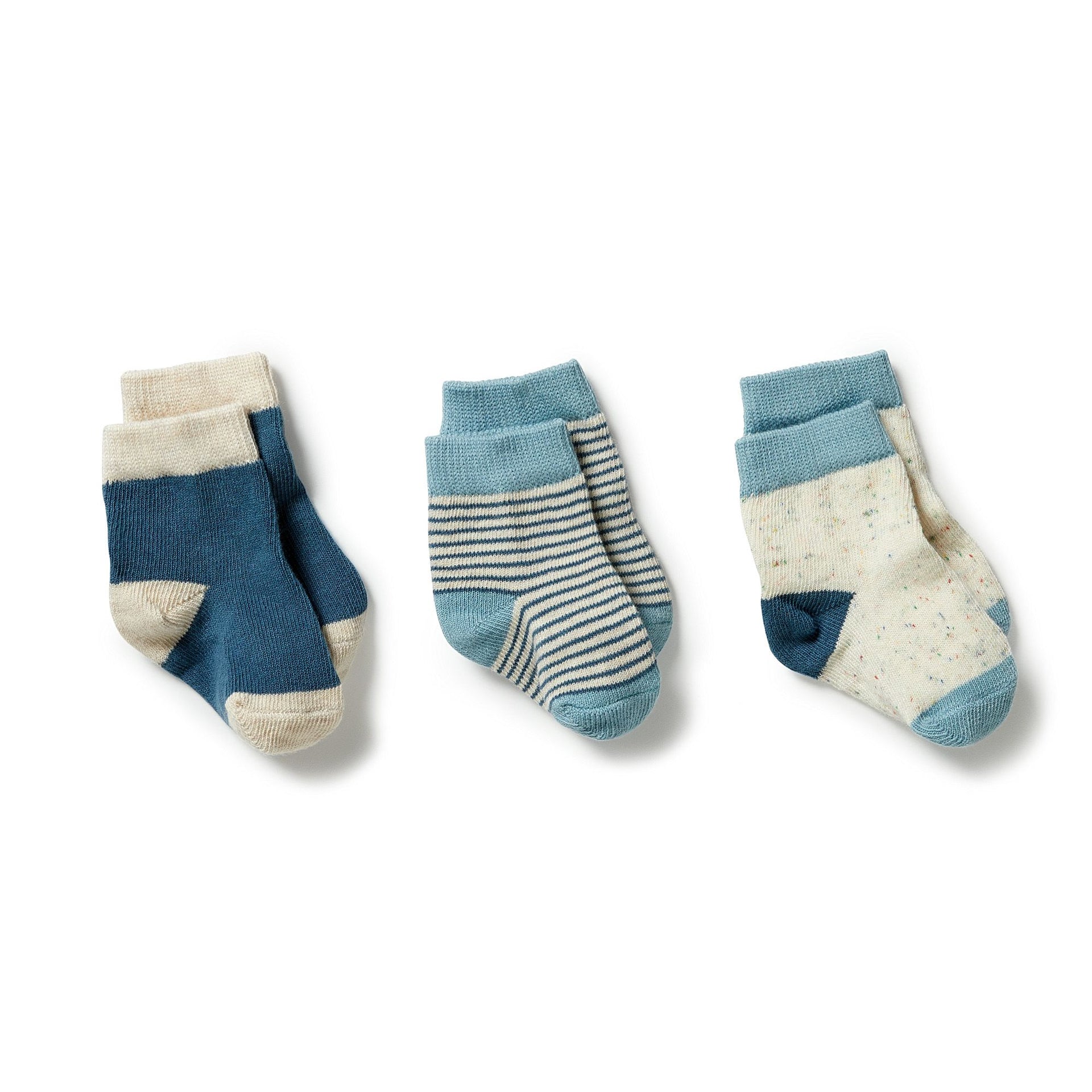 Organic 3 Pack Baby Socks