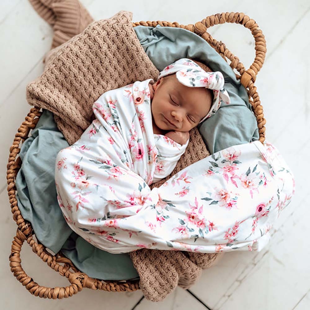 Jersey Wrap & Top Knot Set