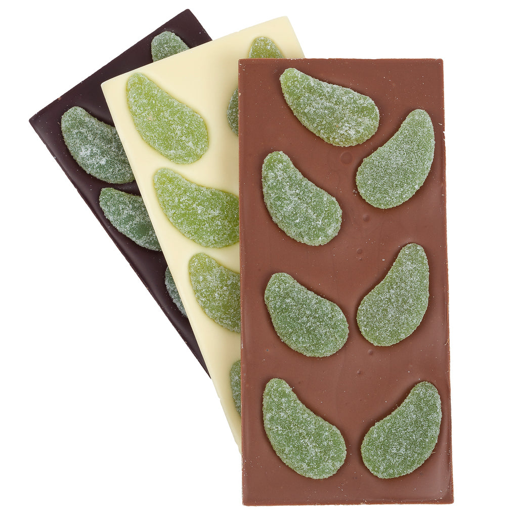 Mint Leaves Chocolate Block