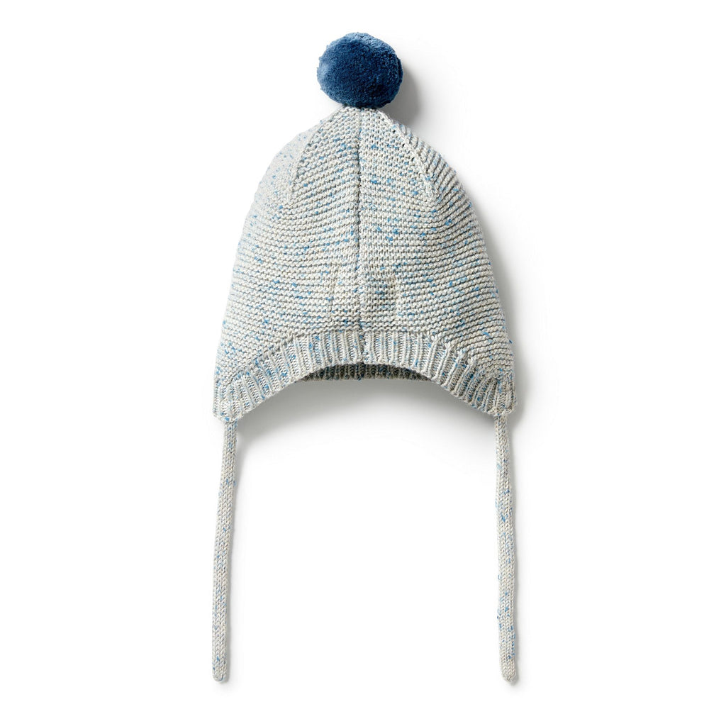 Knitted Cable Bonnet
