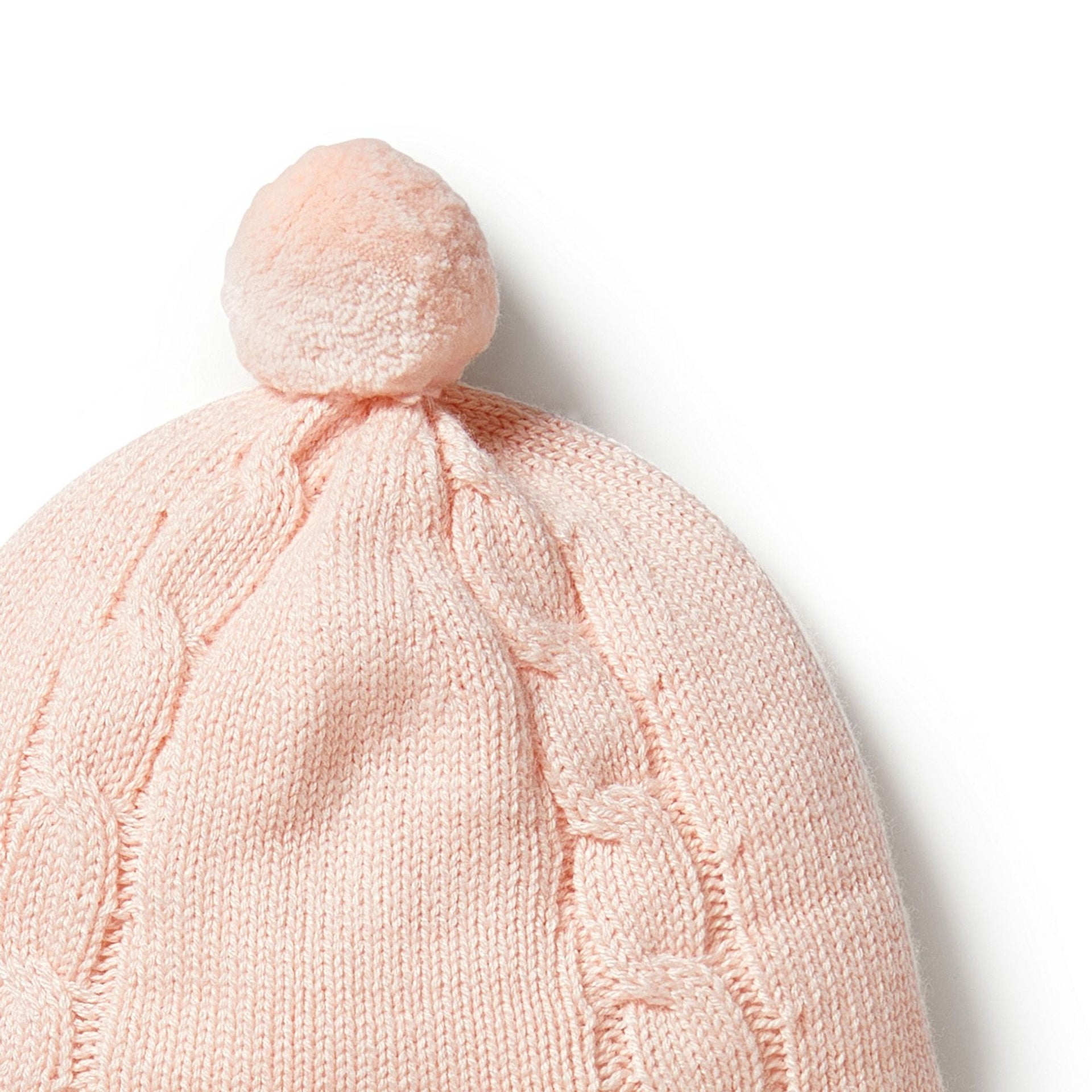Knitted Mini Cable Bonnet