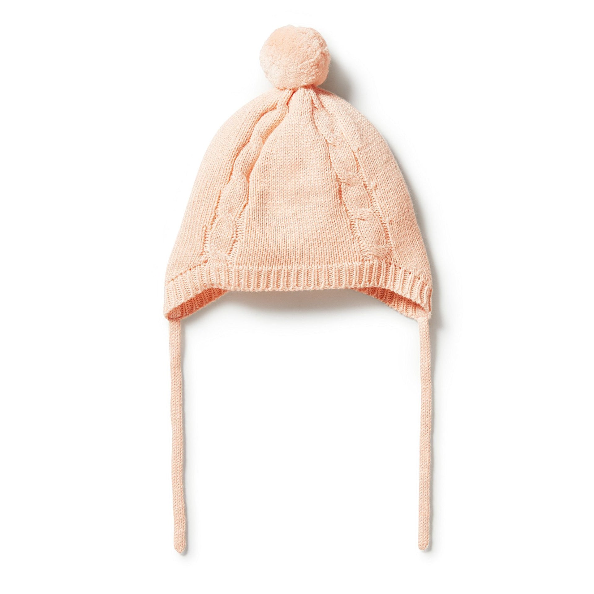 Knitted Mini Cable Bonnet