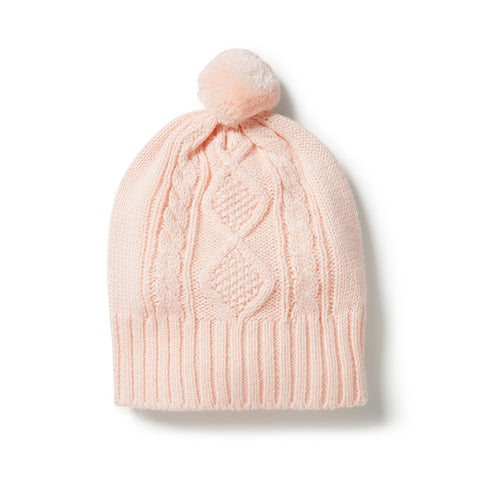 Bunny Luxe Rib Knot Hat