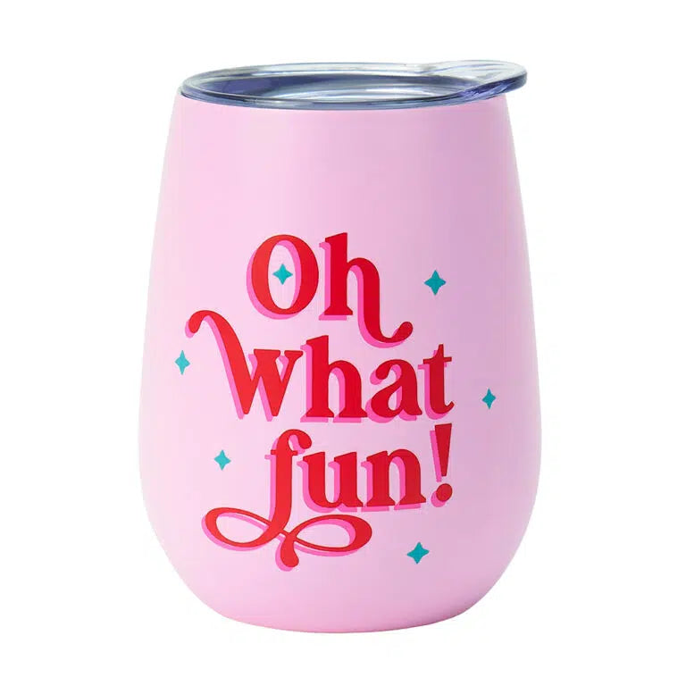 Wine Tumbler - Oh What Fun!