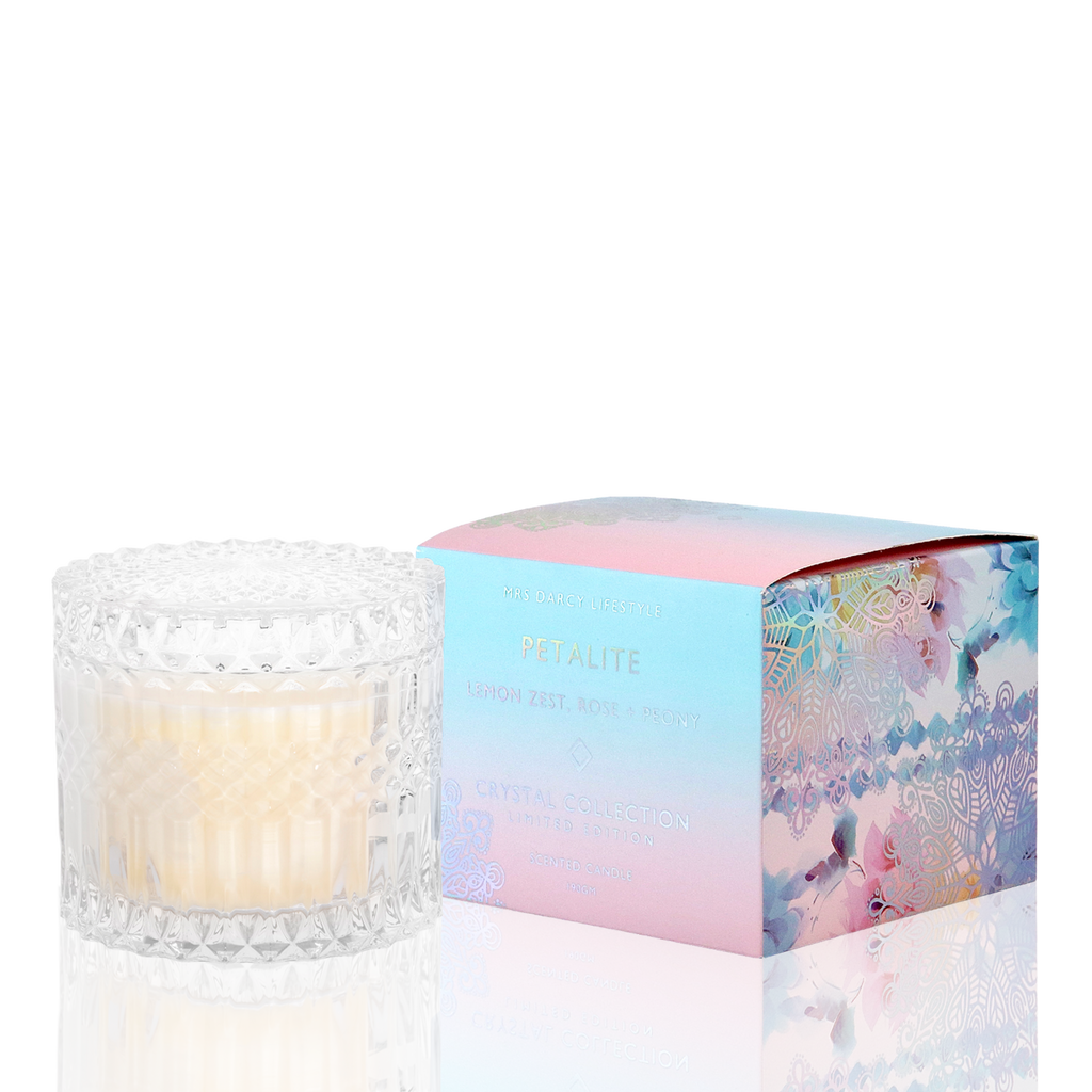 Petite Petalite Candle Lemon Rose Peony