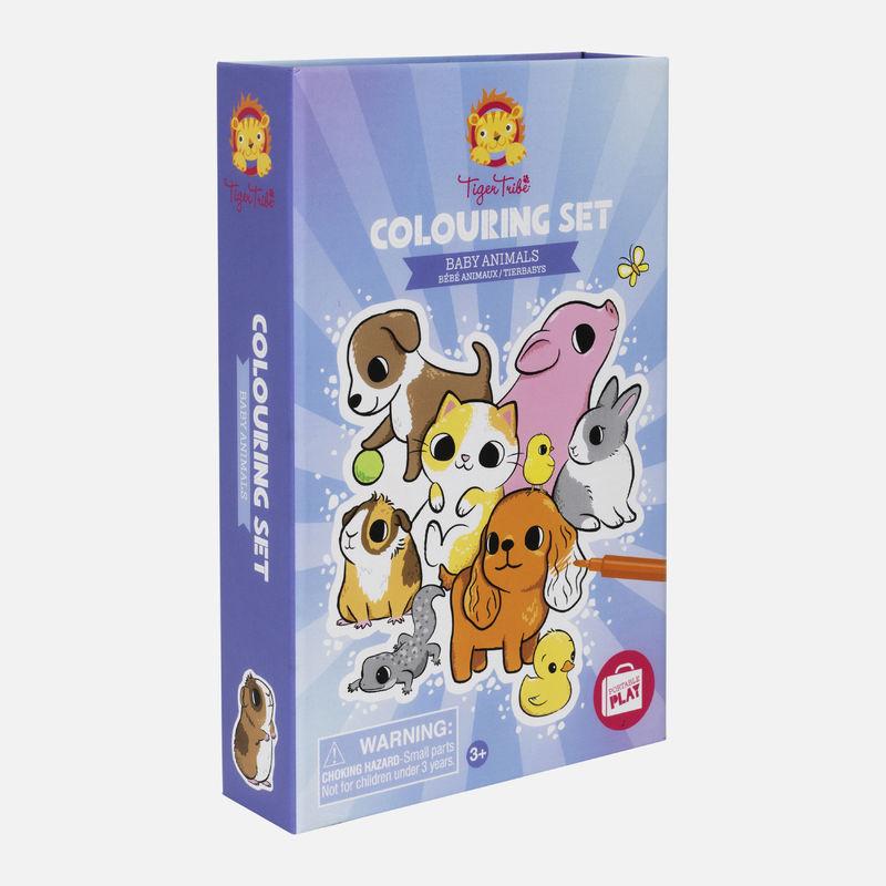 Colouring Set Baby Animals