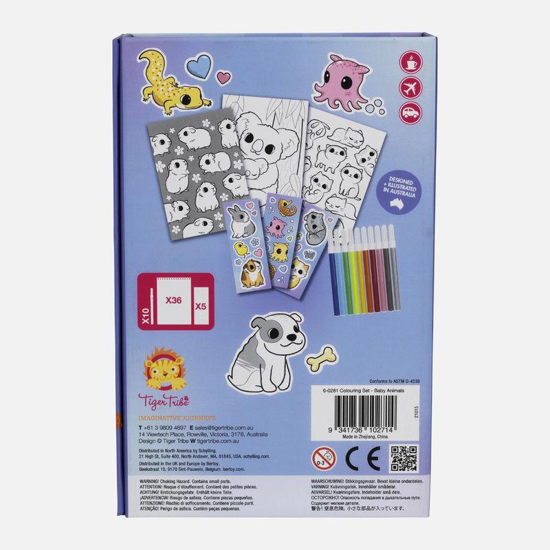 Colouring Set Baby Animals