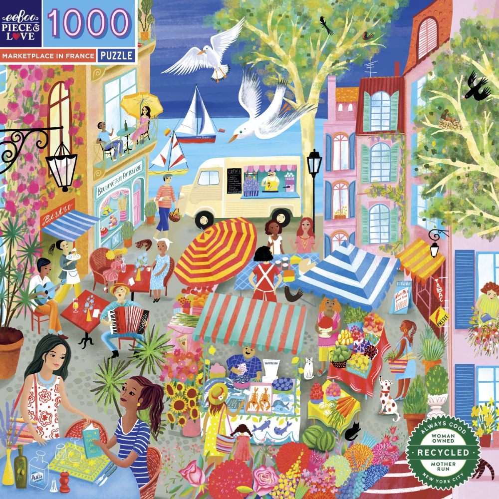 Marketplace in France 1000pce Puzzle
