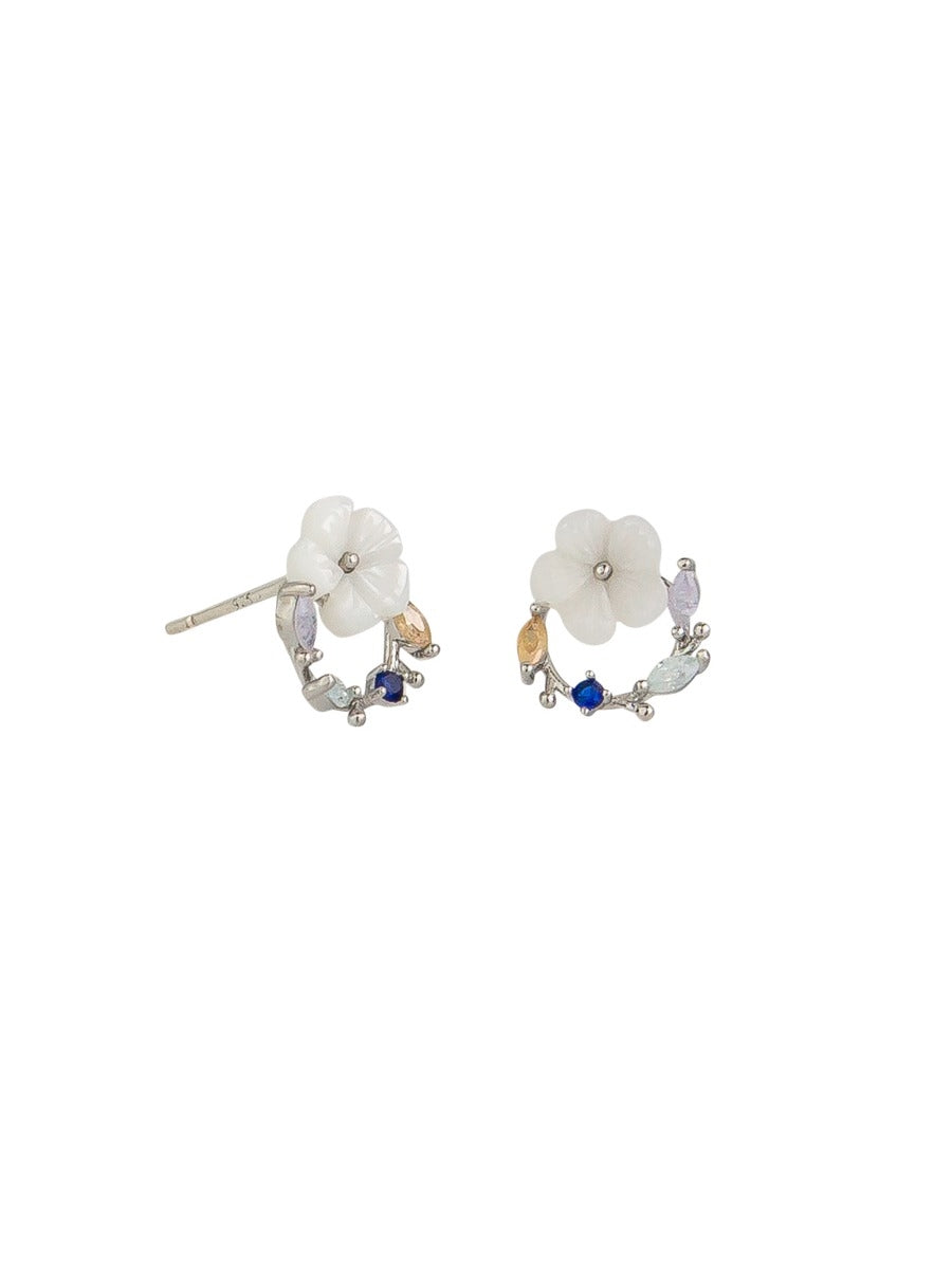 Flower Garden Crystal Earring