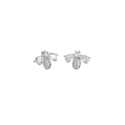 Crystal Bee Studs