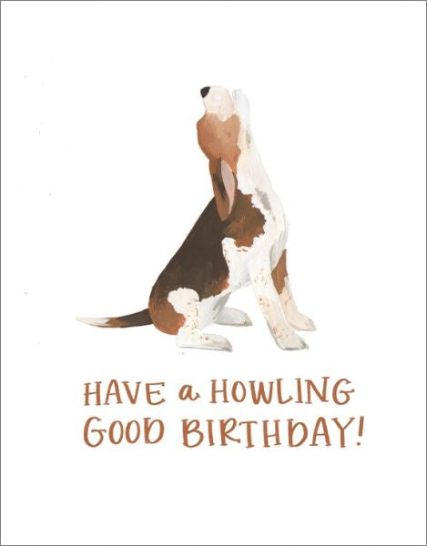 Howling Good Birthday Card