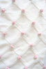Pom Pom Blanket - Ivory Pink