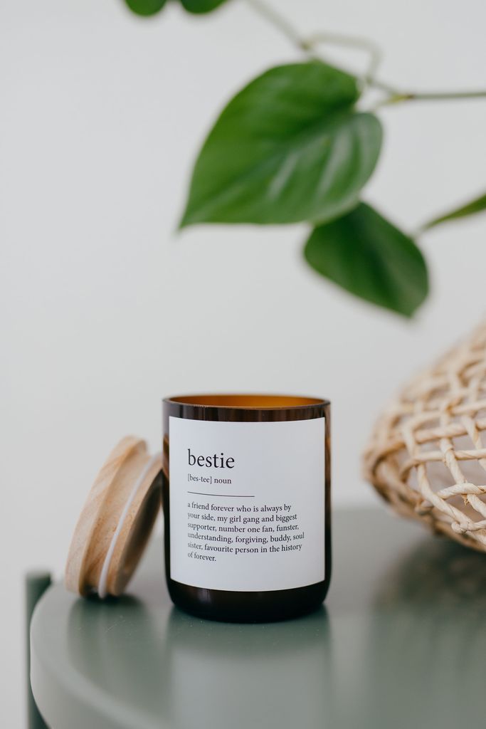 Bestie- Dictionary Meaning Soy Candle