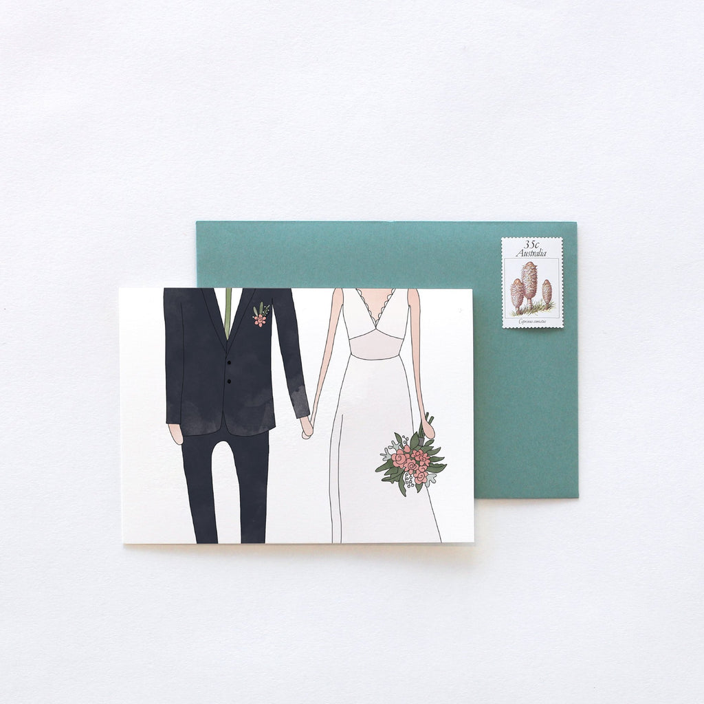 Wedding Man & Woman Card