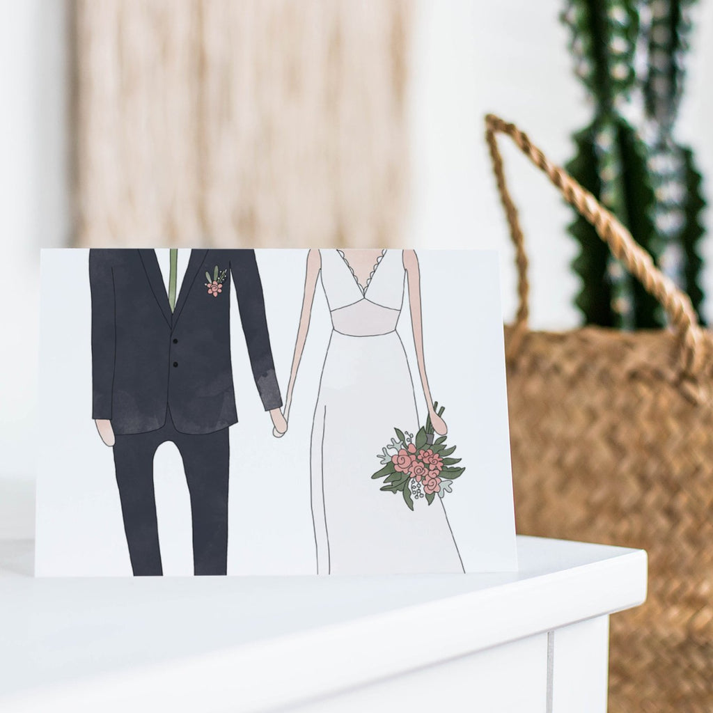 Wedding Man & Woman Card