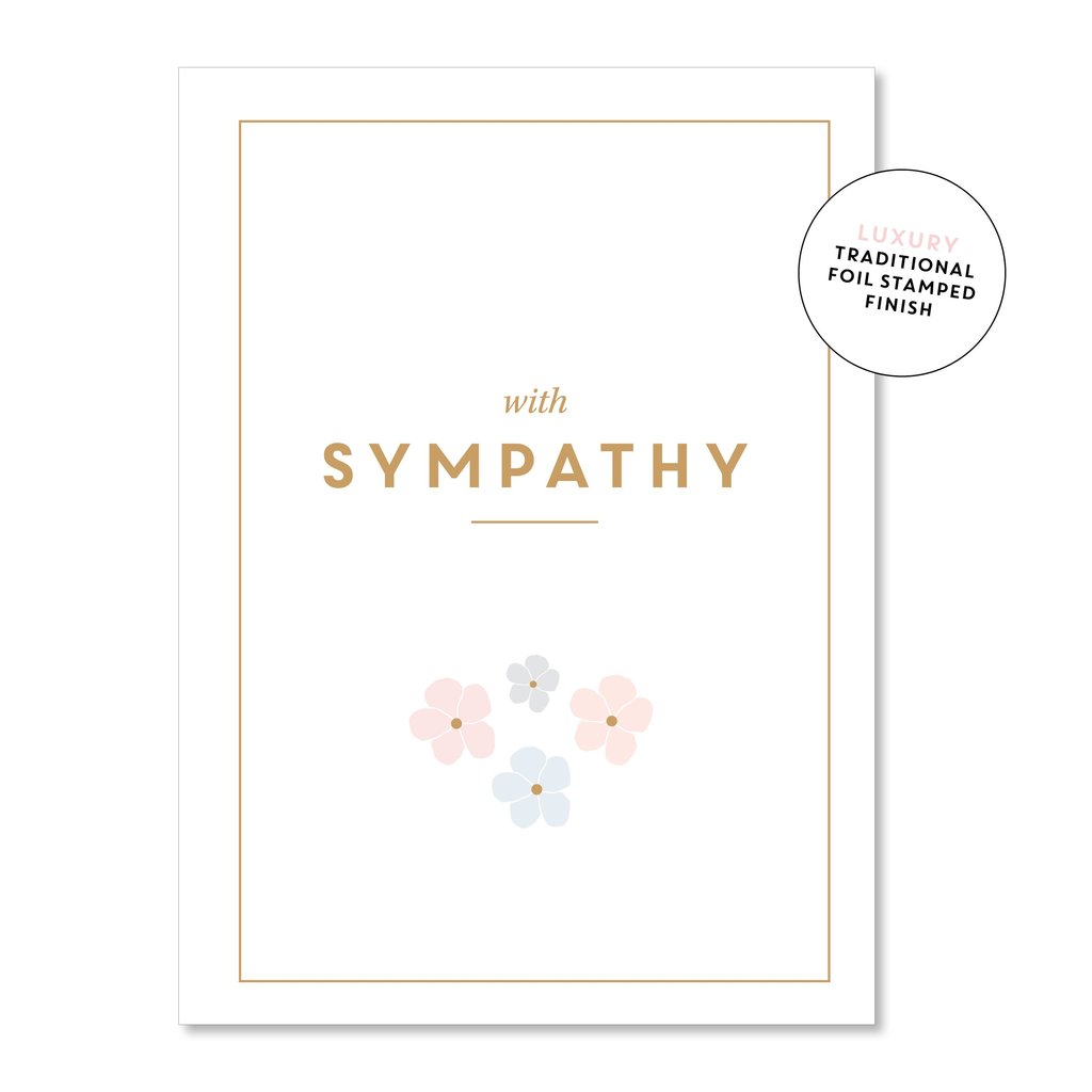 With Sympathy Card