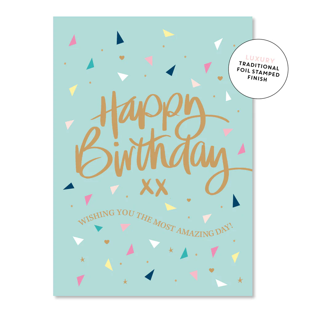 Spearmint Confetti Card