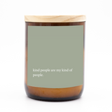 Kind People Quote Candle